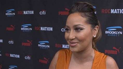 Adrienne Bailon Shows Off Her Voluptuous Figure During Nyfw Event Daily Mail Online