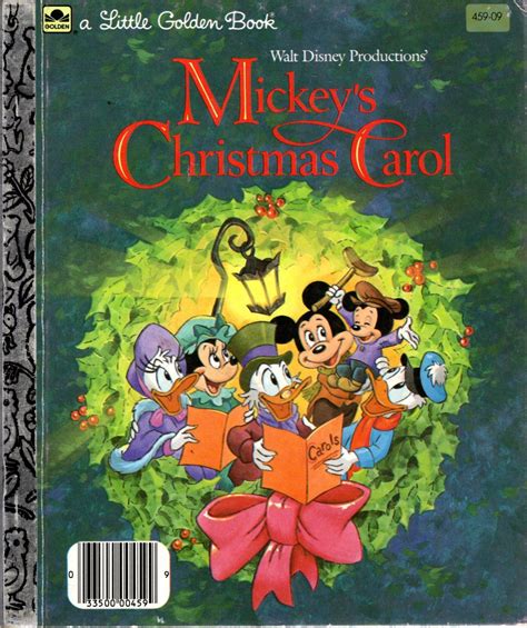 Mickeys Christmas Carol Little Golden Book 459 09 By Walt Disney