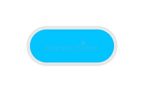 Blue Button Square And Rounded Corner Blue Square Button Simple Icon