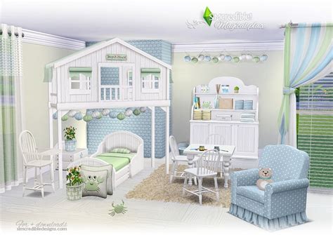 In this roundup, we look at 10+ of the best nursery and kidsroom sets created by sims 4 custom content artists. Lana CC Finds - Magical Place Kids Room by SIMcredible ...