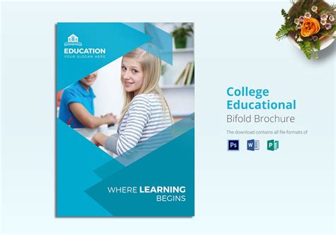 College Brochure School Brochure Brochure Templates Free Download