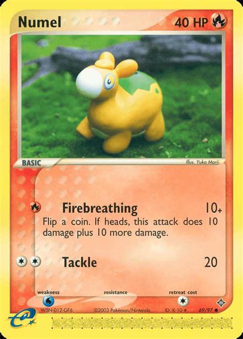 Numel Ex3 69 Pokémon Card Database Pokemoncard
