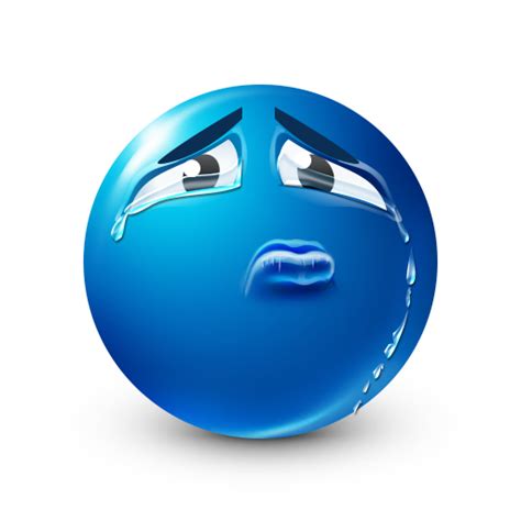 Crying Blue Smiley Funny Emoji Faces Funny Emoji Blue Emoji