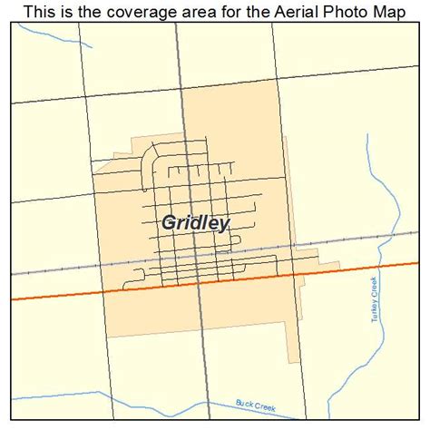 Aerial Photography Map Of Gridley Il Illinois