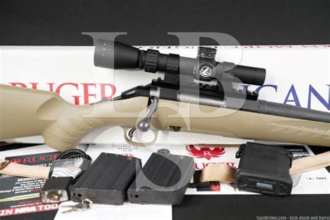 Ruger American Ranch 300 Blk 3 Mags Bolt Action Rifle Leupold Scope
