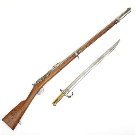 Original French Model 1866 Chassepot Needle Fire Rifle With Bayonet