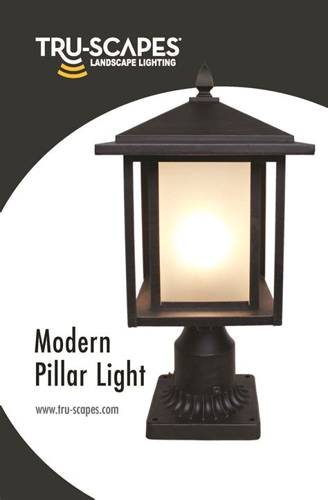 Modern Low Voltage Led Pillar Light Outdoor Pillar Lights Pillar