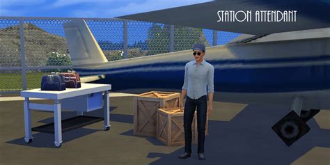 Airline Employee Career The Sims 4 Mods Curseforge