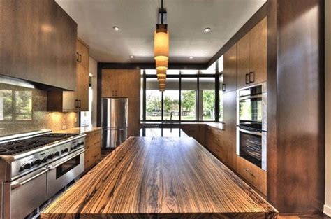 Modern Kitchen Countertops From Unusual Materials 30 Ideas