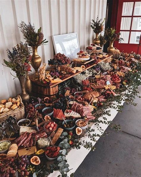 30 Delicious Wedding Charcuterie Table Food Ideas Party Food Platters