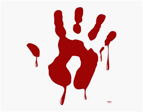 Кровь Png Отпечаток Ладони Png Blood Png Blut Sang Hand Print