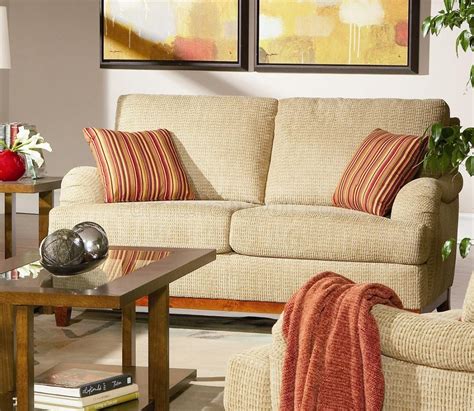 Cream Chenille Fabric Contemporary Living Room Sofa Woptions