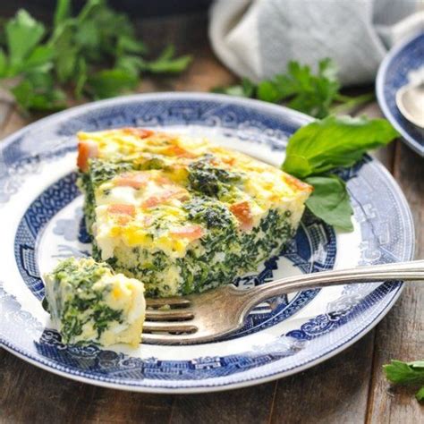 A Quick Crustless Quiche With Spinach Is The Perfect Light And Easy
