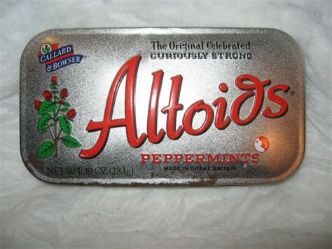 Altoids Peppermint Tin Candy Breath Freshener Mint Epsteam Etsy