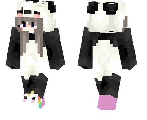 Cute Panda Girl Animalsmcpe Skins