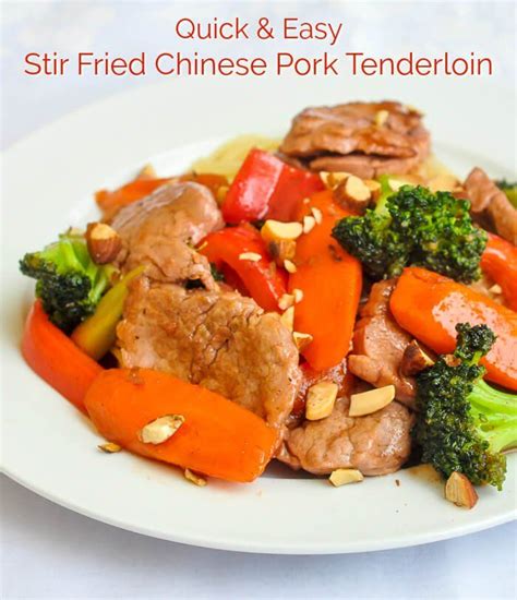 Stir Fried Chinese Pork Tenderloin A Great Quick And Easy