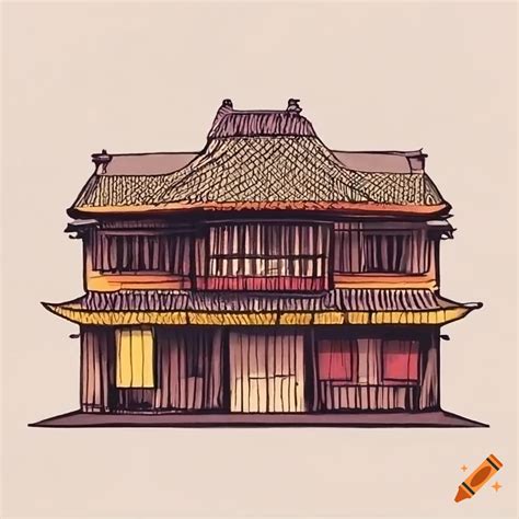 Front Of Edo Period House