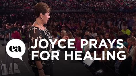 Joyce Prays For Healing Joyce Meyer Youtube