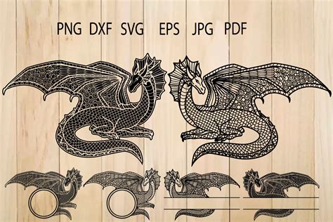 Dragon Zentangle SVG, Dragon Svg, Dragon Clipart (531766) | Cut Files