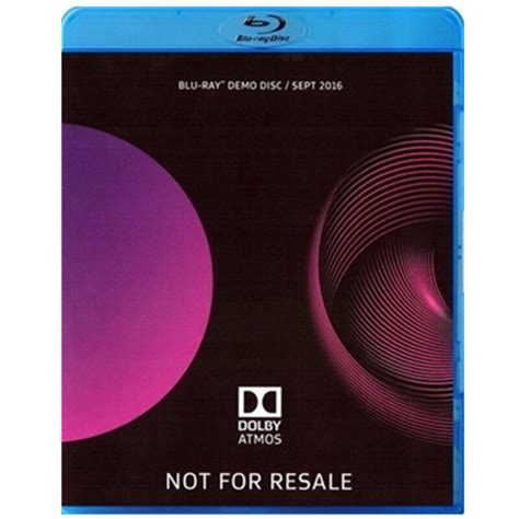 Dolby Atmos Blu Ray Demo Disc Sep 2016 1 Disc All Region Blu Ray Bd