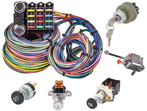 Jegs 10411k Universal Wire Harness Kit With Switches Includes 14