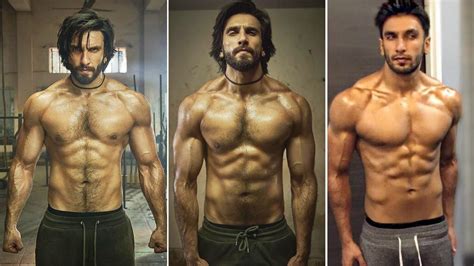 Ranveer Singh Flaunts His Chiseled Ripped Physique In Steamy Hot
