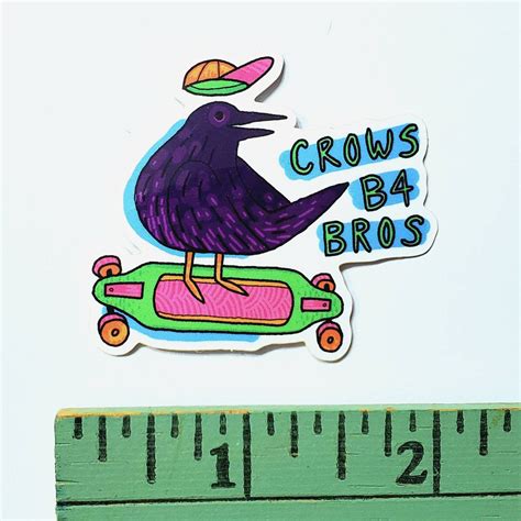 Crow Sticker Etsy