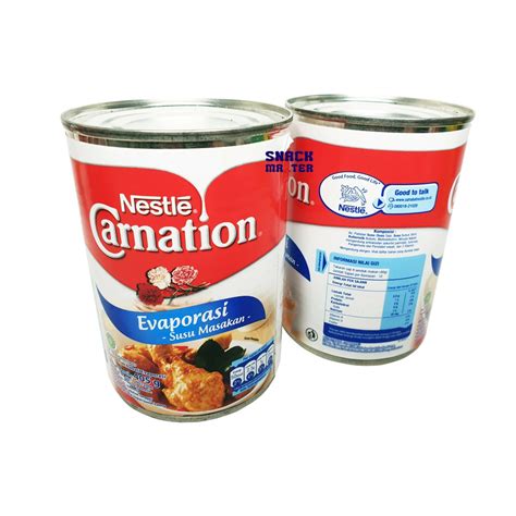 Susu evaporated adalah susu sapi 1½ sdt garam. Nestle Carnation Susu Evaporasi - Netto 405 gr | Shopee ...