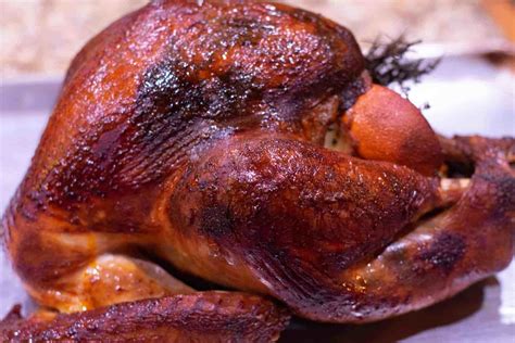 smoky bourbon brined turkey recipe