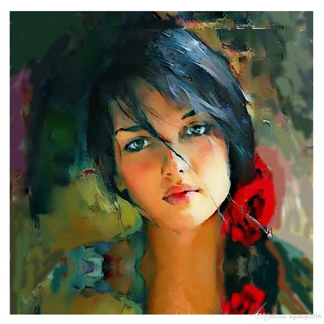 Acrylic Painting Of Women At Explore Collection Of