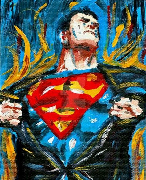 Superman Painting Superman Painting Superman Man Of Steel Art Art
