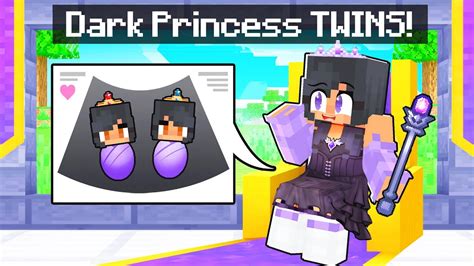 Aphmau Pregnant With Twin Dark Princesses In Minecraftein Aaron And
