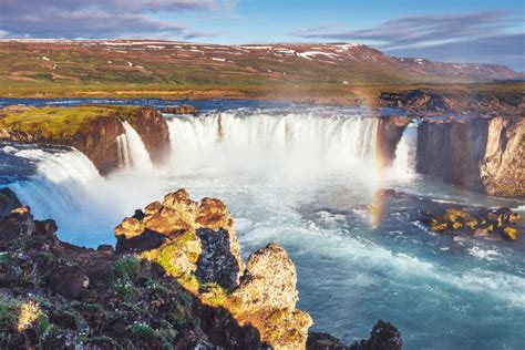 Godafoss Is One Of The Most Beautiful Waterfalls In Iceland