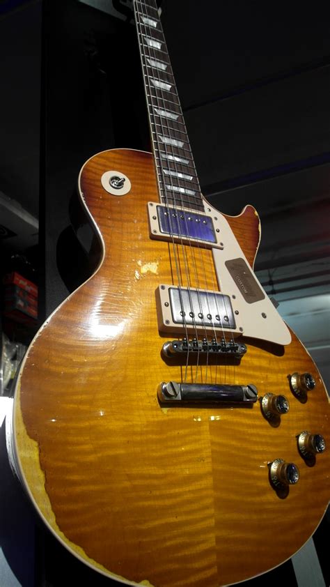 Gibson Les Paul 1960 Vos Heavy Aged 2014 Sunburst Guitar For Sale