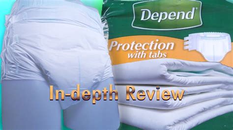 Depend Protection With Tabs Adult Diaper In Depth Review Incontinence