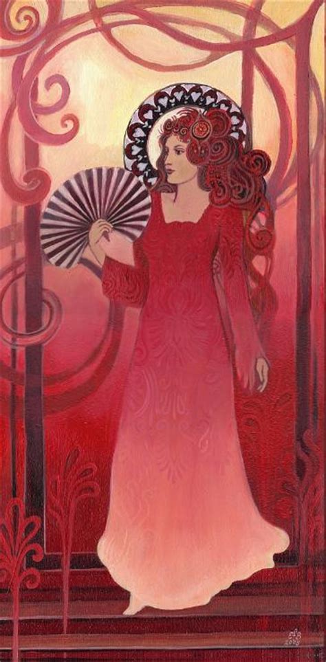 Mythological Goddess Art By Emily Balivet Red Goddess