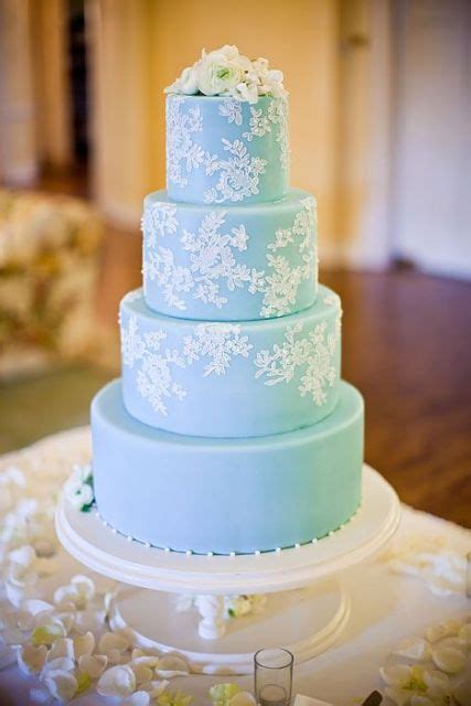 23 Elegant Tiffany Blue Wedding Cake Ideas Weddingomania