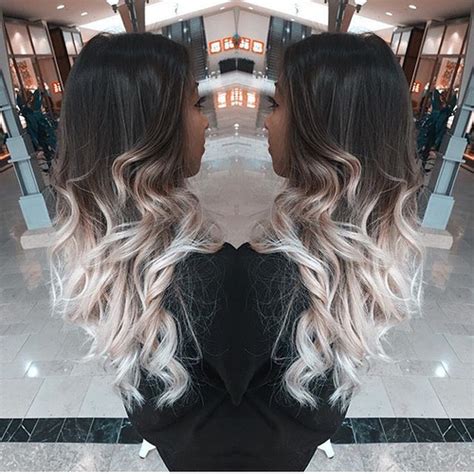 Ombre hair color describes the color that gradually changes from one darker shade at the roots to a different lighter shade at the ends in an even gradient. 40 Glamorous Ash Blonde and Silver Ombre Hairstyles