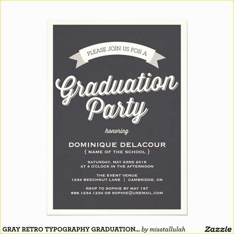 Avery Invitation Templates Free Of Graduation Party Invitations