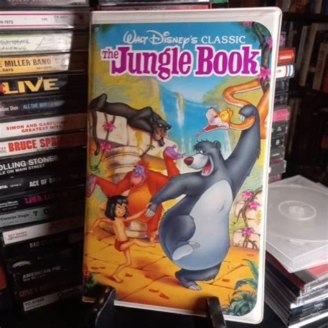Walt Disney S Classic The Jungle Book Black Diamond Edition Vhs Picclick