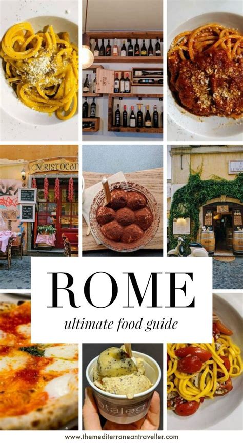 Rome A Foodies Guide What To Eat And Drink In The Italian Capital