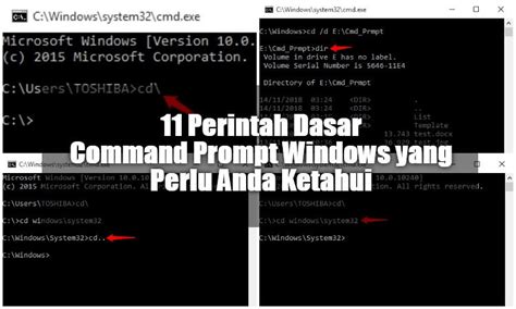 Perintah Dasar Cmd Command Prompt Beserta Fungsinya Lengkap Golepi Command Prompt Windows