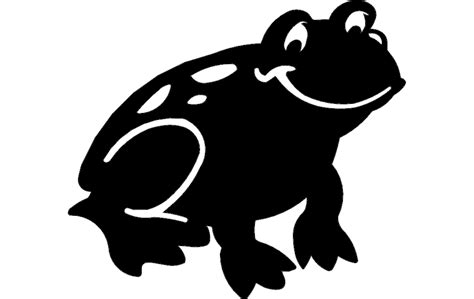 Silhouette Frog Free Clipart