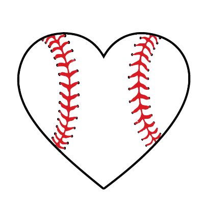 Heart Baseball ID: 1558193954839 - Cut Ready SVG Gallery
