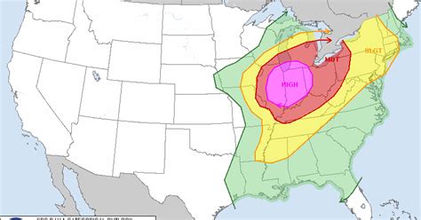 Everything Indiana Weather High Risk For Severe Weather Today