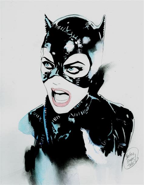 Catwoman By Shelton Bryant Batman Comic Art Batman Art Batman And