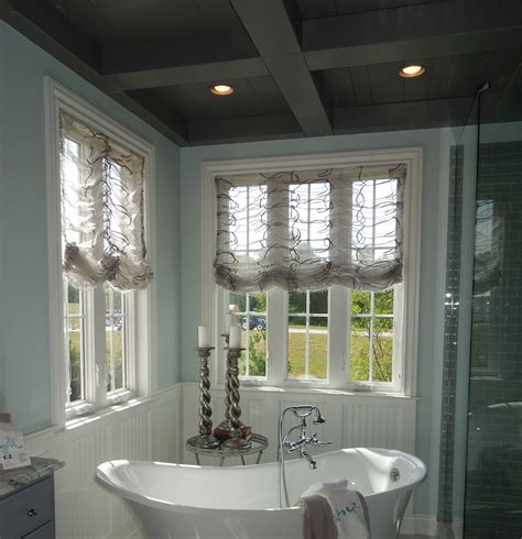 Creatice Bathroom Window Treatments For Simple Design Home Decor Ideas