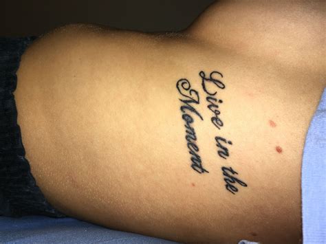Live In The Moment Tattoo Tattoo Designs Foot Meaningful Tattoo Quotes