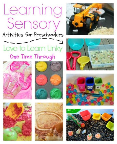 Learning Sensory Activities For Preschoolers Love To Learn Linky