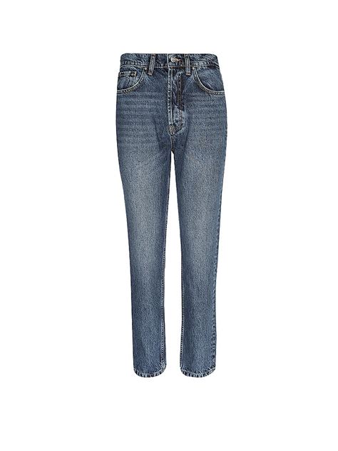 Anine Bing Jeans Mom Fit Sonya Blau